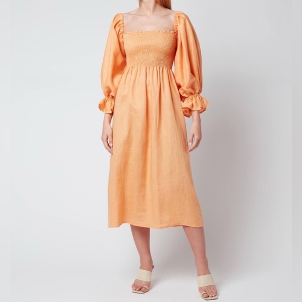 Sleeper Atlanta Linen Dress Medium